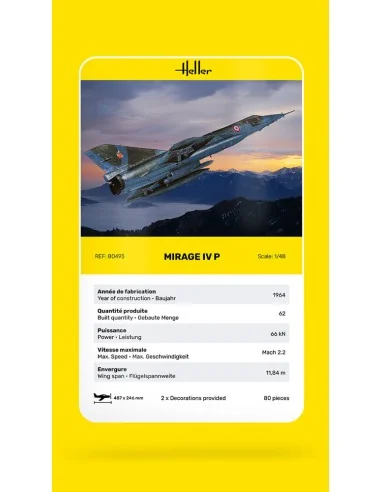 Mirage IV P, 1/48 - Heller 80493