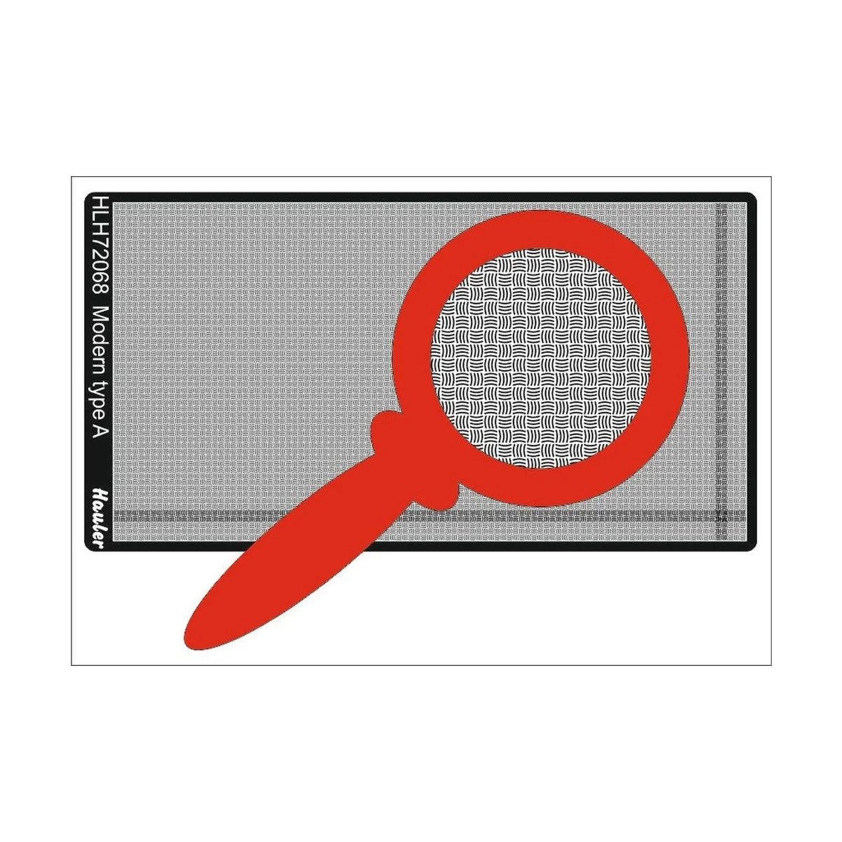 Engraved plate-MODERN A type - Hauler HLH72068