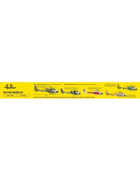 SA 342 Gazelle, 1/48 - Heller 80486
