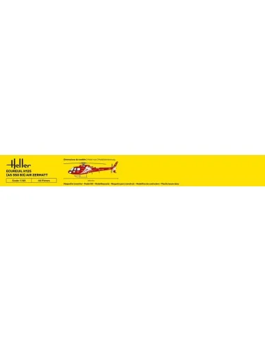 Ecureuil H125 (AS 350 B3) Air Zermatt, 1/48 - Heller 80490
