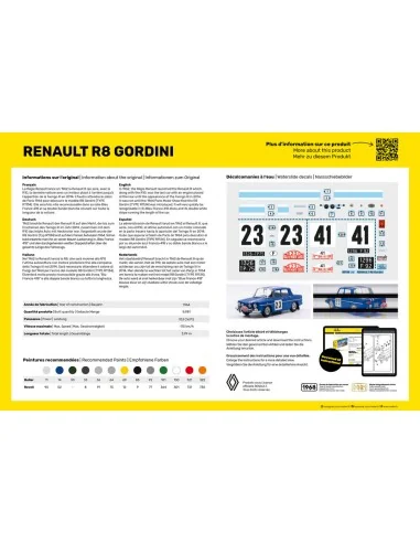 Renault R8 Gordini, 1/24 - Heller 80700