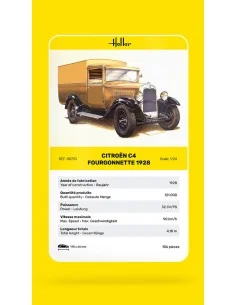Citroen C4 Fourgonnette 1928, 1/24 - Heller 80703