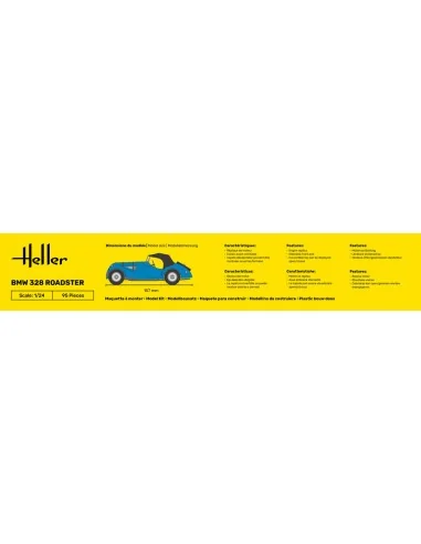 BMW 328 Roadster, 1/24 - Heller 80701