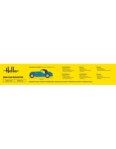 BMW 328 Roadster, 1/24 - Heller 80701