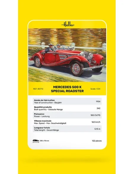 500 K Special Roadster, 1/24 - Heller 80710