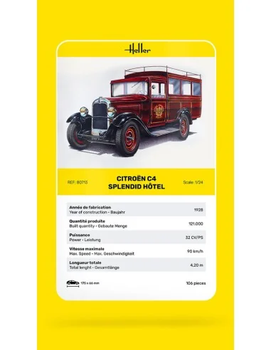 Citroen C4 "Splendid Hotel", 1/24 - Heller 80713