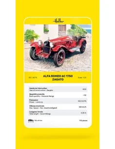 Alfa Romeo 6C 1750 Zagato, 1/24 - Heller 80715