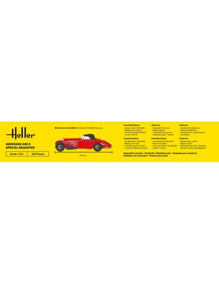 500 K Special Roadster, 1/24 - Heller 80710