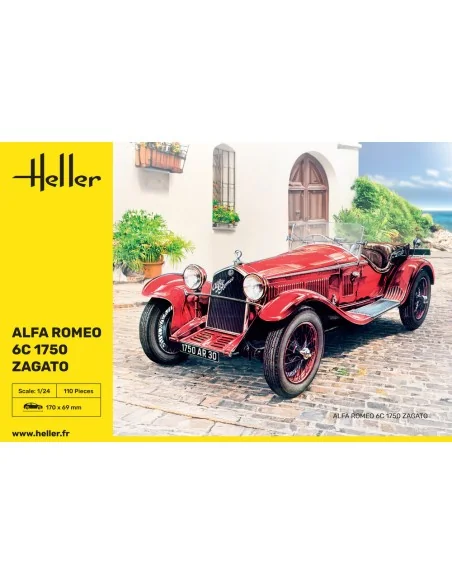 Alfa Romeo 6C 1750 Zagato, 1/24 - Heller 80715