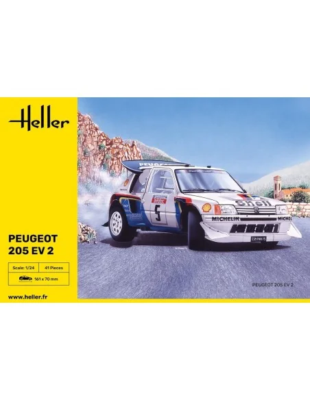 Peugeot 205 EV 2, 1/24 - Heller 80716