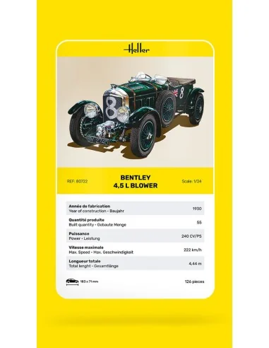Bentley Blower, 1/24 - Heller 80722