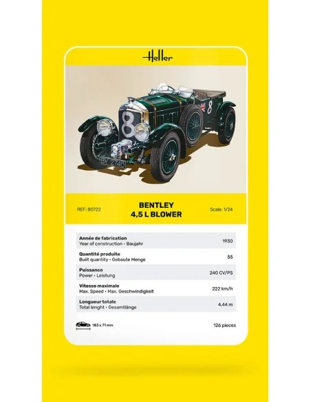 Bentley Blower, 1/24 - Heller 80722