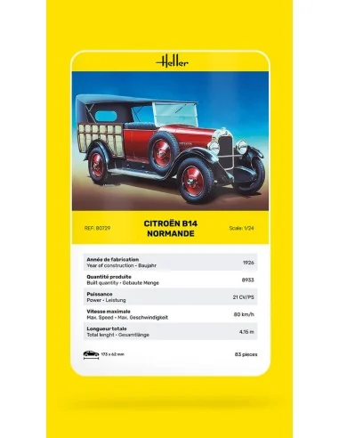 Citroen B14 Normande, 1/24 - Heller 80729