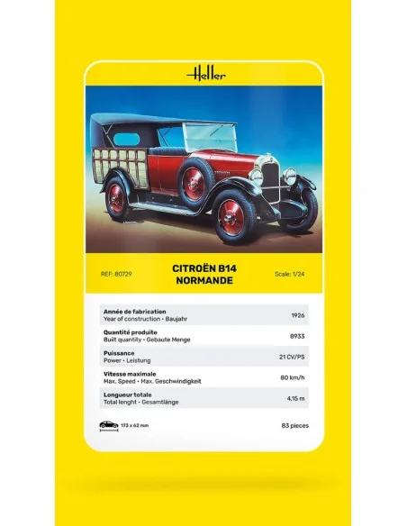 Citroen B14 Normande, 1/24 - Heller 80729