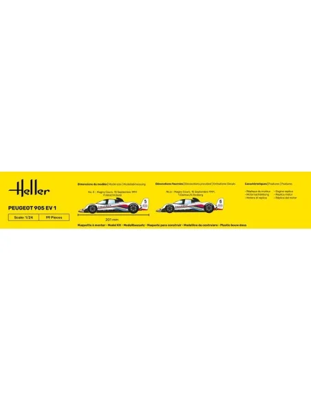 Peugeot 905 EV 1, 1/24 - Heller 80718