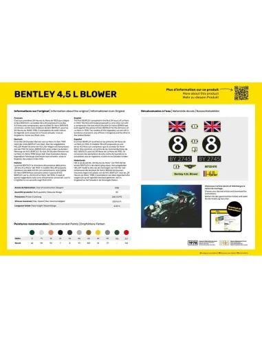 Bentley Blower, 1/24 - Heller 80722