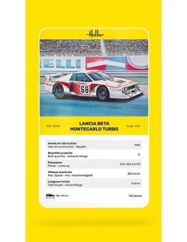 Lancia Beta Montecarlo Turbo, 1/24 - Heller 80741