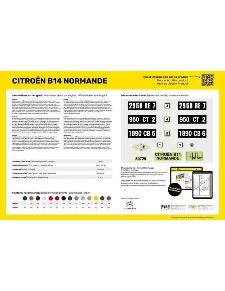 Citroen B14 Normande, 1/24 - Heller 80729