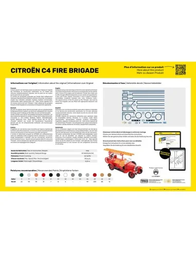 Citroen C4 Fire Brigade, 1/24 - Heller 80733