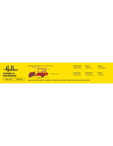 Citroen C4 Fire Brigade, 1/24 - Heller 80733