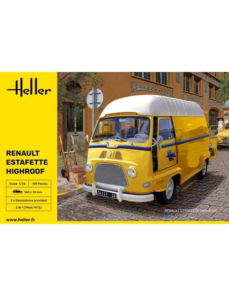 Renault Estafette Highroof, 1/24 - Heller 80740