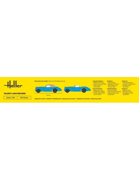 Talbot Lago Record, 1/24 - Heller 80711