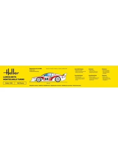 Lancia Beta Montecarlo Turbo, 1/24 - Heller 80741