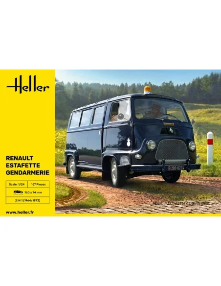 Renault Estafette Gendarmerie, 1/24 - Heller 80742