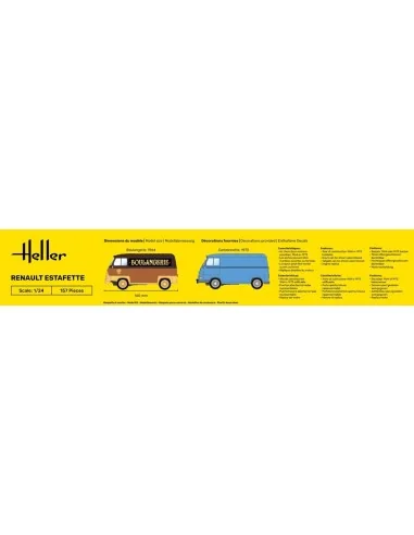 Renault Estafette, 1/24 - Heller 80743
