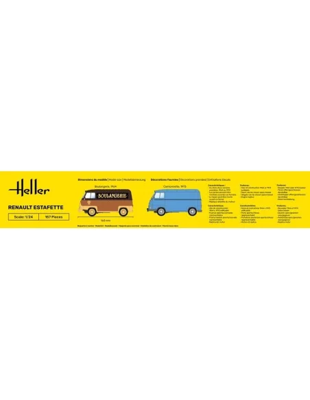 Renault Estafette, 1/24 - Heller 80743