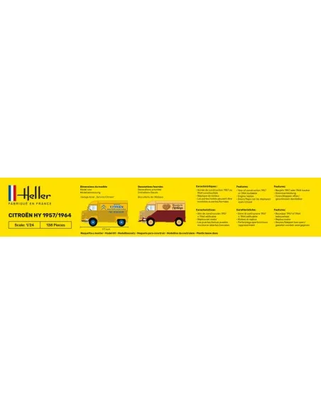 CITROEN HY 1957/1964, 1/24 - Heller 80744