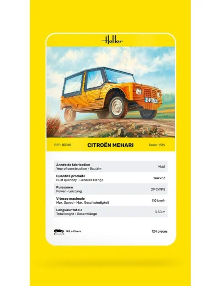 Citroen Mehari, 1/24 - Heller 80760