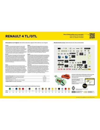 Renault 4TL/GTL, 1/24 - Heller 80759