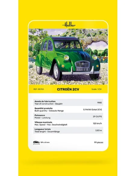 Citroen 2 CV, 1/24 - Heller 80765