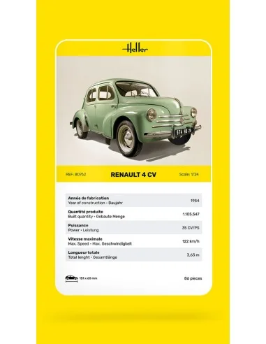 Renault 4 CV, 1/24 - Heller 80762