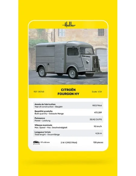 Citroen Fourgon HY, 1/24 - Heller 80768