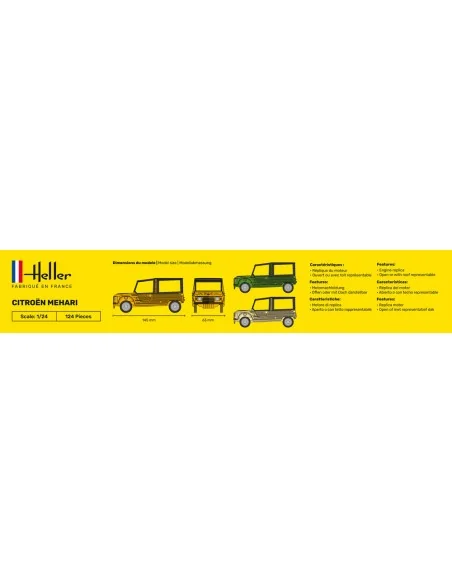 Citroen Mehari, 1/24 - Heller 80760