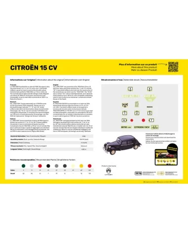 Citroen 15 CV, 1/24 - Heller 80763