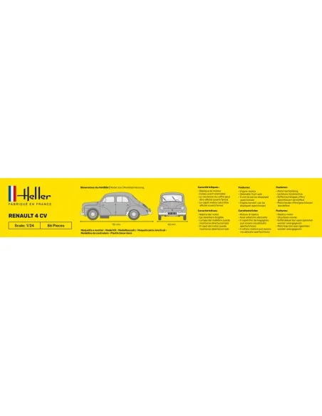 Renault 4 CV, 1/24 - Heller 80762