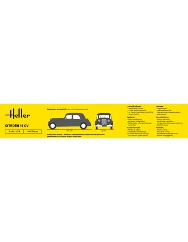 Citroen 15 CV, 1/24 - Heller 80763