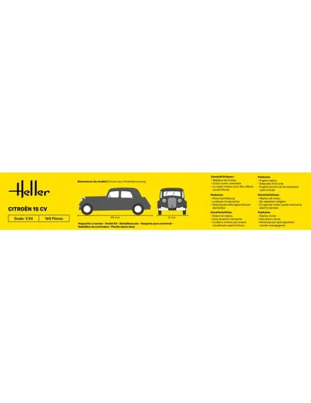 Citroen 15 CV, 1/24 - Heller 80763
