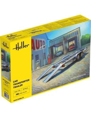 Car Transporter Trailer, 1/24 - Heller 80774