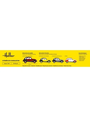 Citroen 2CV Charleston, 1/24 - Heller 80766