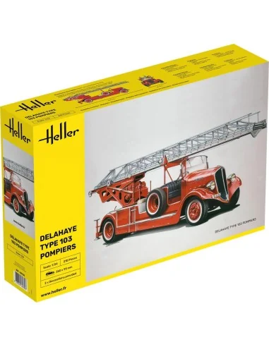 Delahaye Type 103 Pompiers, 1/24 - Heller 80780