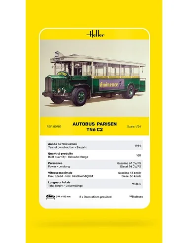Autobus TN6 C2, 1/24 - Heller 80789