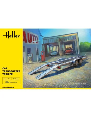 Car Transporter Trailer, 1/24 - Heller 80774