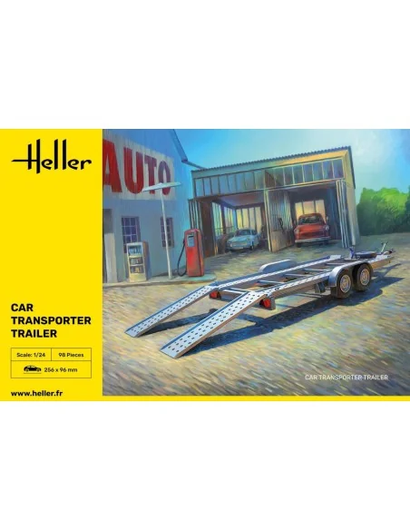 Car Transporter Trailer, 1/24 - Heller 80774