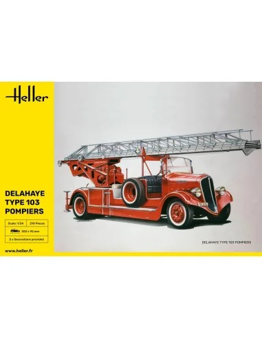 Delahaye Type 103 Pompiers, 1/24 - Heller 80780