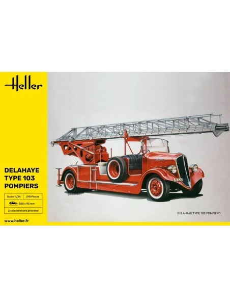 Delahaye Type 103 Pompiers, 1/24 - Heller 80780