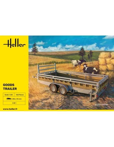 Goods Trailer, 1/24 - Heller 80778